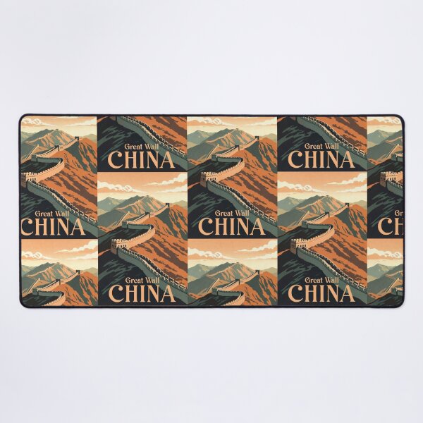 Item preview, Great Wall China Vintage Travel Wall Art designed and sold by Atlas Poster Co..
