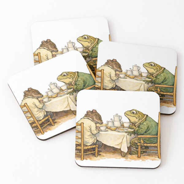 Item preview, Wind in the Willows Watercolor Rat and Toad Tea Party Illustration for Classic Literature Lovers designed and sold by RickE.