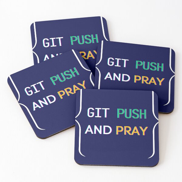 Item preview, Git Push and Pray – DevOps Engineer Git Humor T-Shirt designed and sold by Elite Craft Wear.