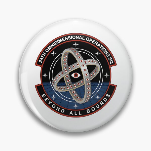 Item preview, The Watcher of Dimensions: 24th Omnidimensional Operations Patch designed and sold by CharlieDesings.