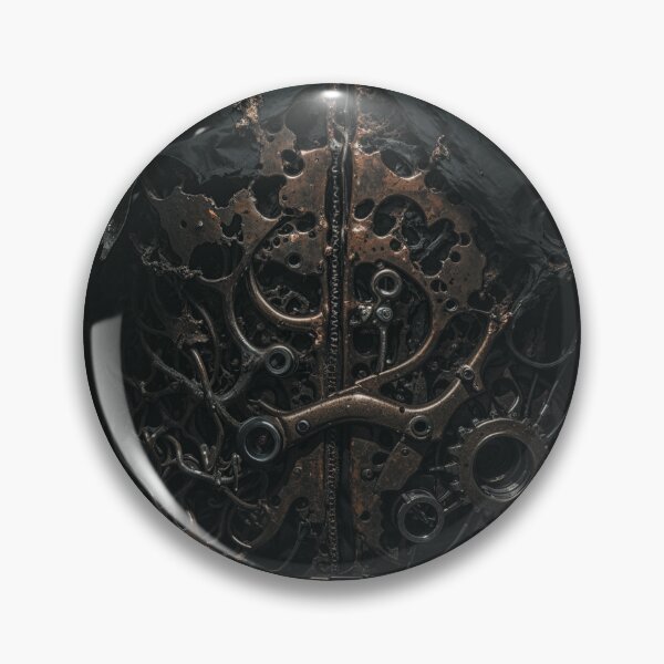 Item preview, Biomechanical Steampunk Core: 3D Industrial Illusion designed and sold by VlodArt.
