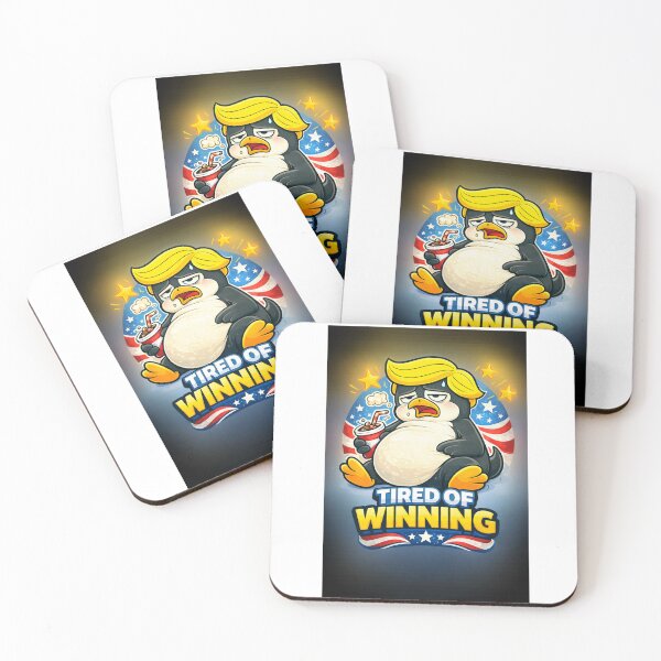 Item preview, Tired of Winning with American Flag designed and sold by Penguin-Arts.