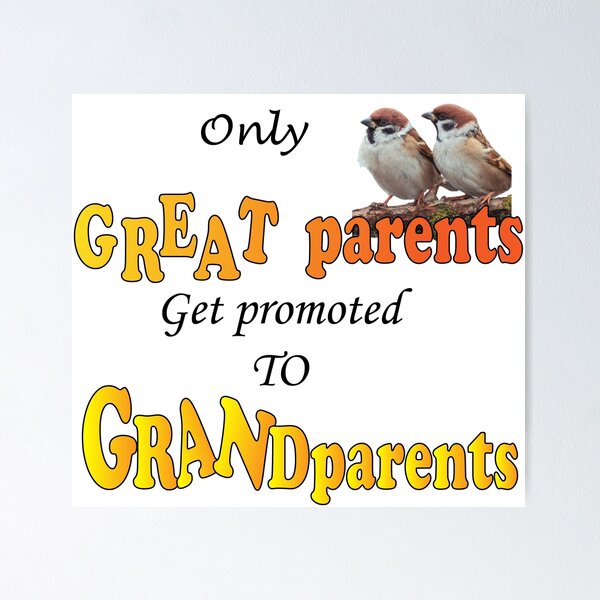 Item preview, only best parents get promoted to grandparents designed and sold by EDDANI.