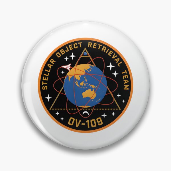 Item preview, Stellar Object Retrieval Team: OV-109 Mission Patch designed and sold by CharlieDesings.