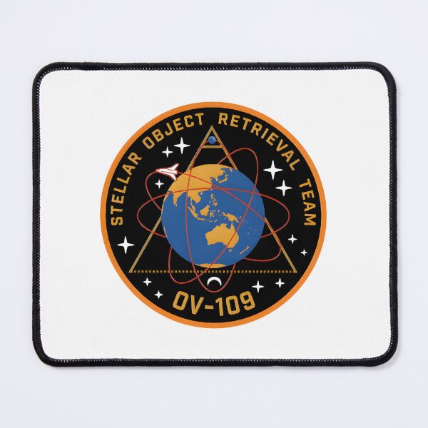 Item preview, Stellar Object Retrieval Team: OV-109 Mission Patch designed and sold by CharlieDesings.