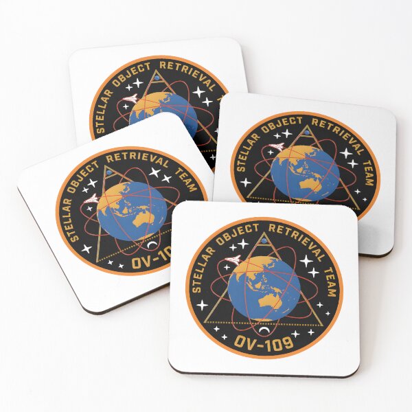 Item preview, Stellar Object Retrieval Team: OV-109 Mission Patch designed and sold by CharlieDesings.
