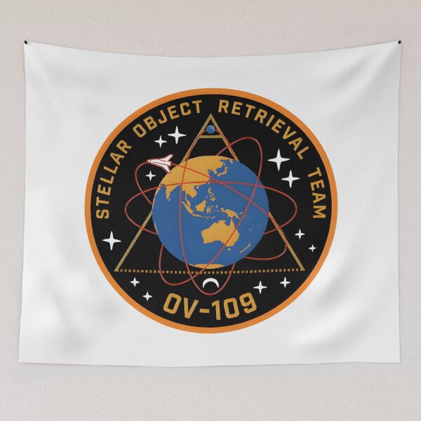 Item preview, Stellar Object Retrieval Team: OV-109 Mission Patch designed and sold by CharlieDesings.