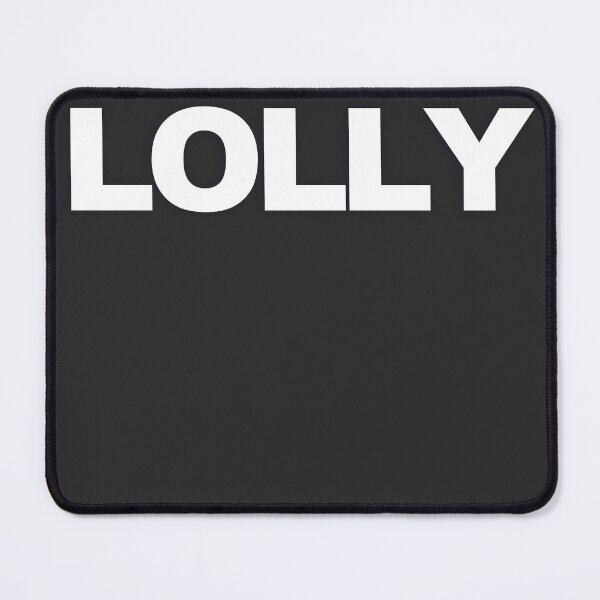 Item preview, LOLLY — White Minimal Bold Type Statement designed and sold by WORDPAUSE.