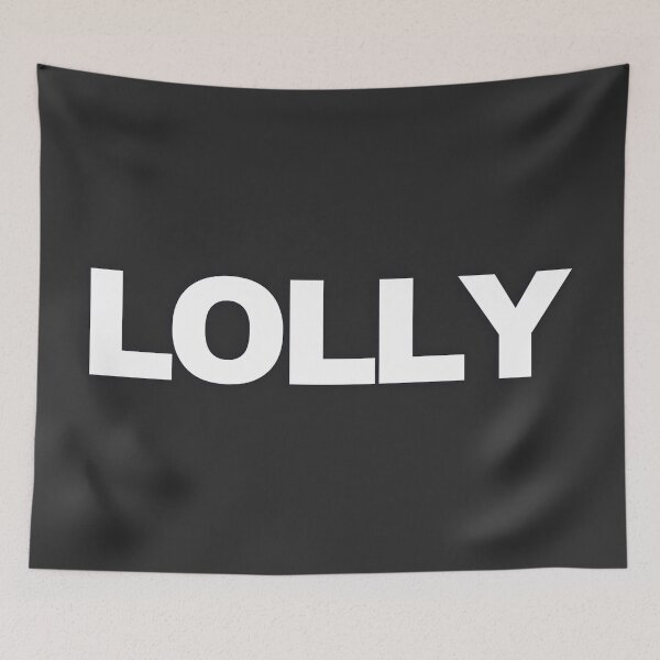 Item preview, LOLLY — White Minimal Bold Type Statement designed and sold by WORDPAUSE.