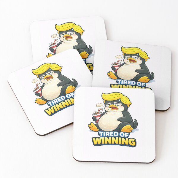 Item preview, Tired of Winning and drinking designed and sold by Penguin-Arts.