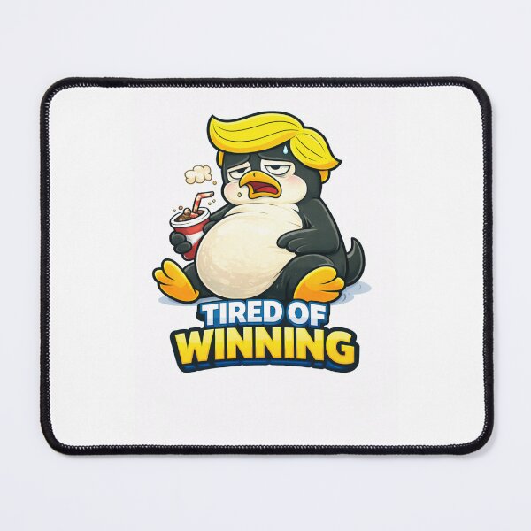 Item preview, Tired of Winning and drinking designed and sold by Penguin-Arts.