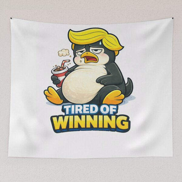 Item preview, Tired of Winning and drinking designed and sold by Penguin-Arts.