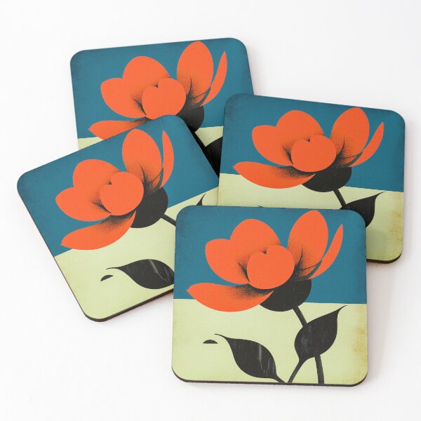 Item preview, Bold Graphic Floral Composition designed and sold by joycrysstudio.