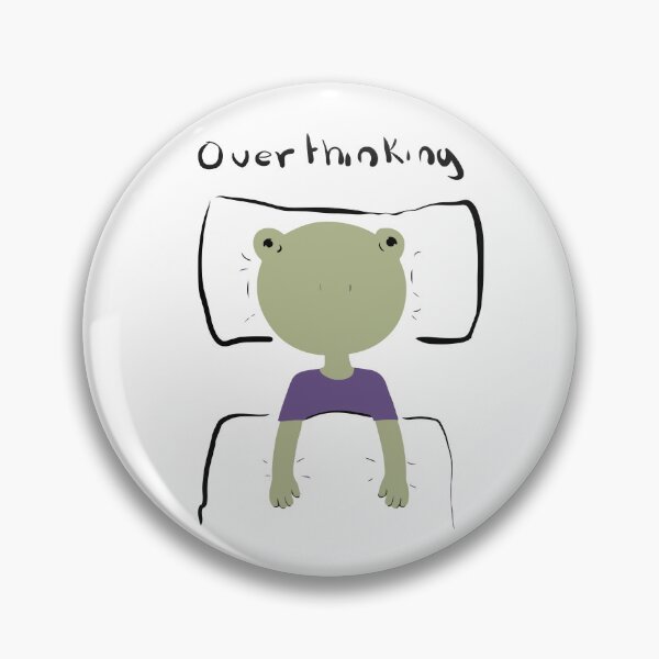 Item preview, 3 am overthinking frog designed and sold by Suiriney.