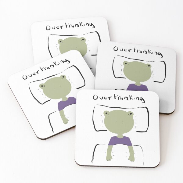 Item preview, 3 am overthinking frog designed and sold by Suiriney.