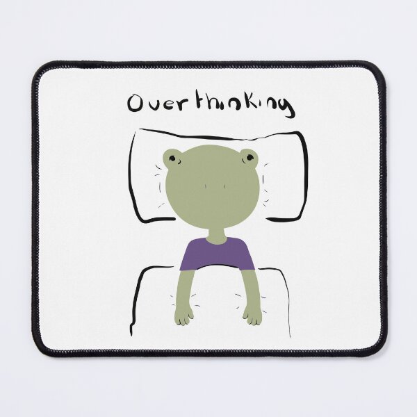 Item preview, 3 am overthinking frog designed and sold by Suiriney.