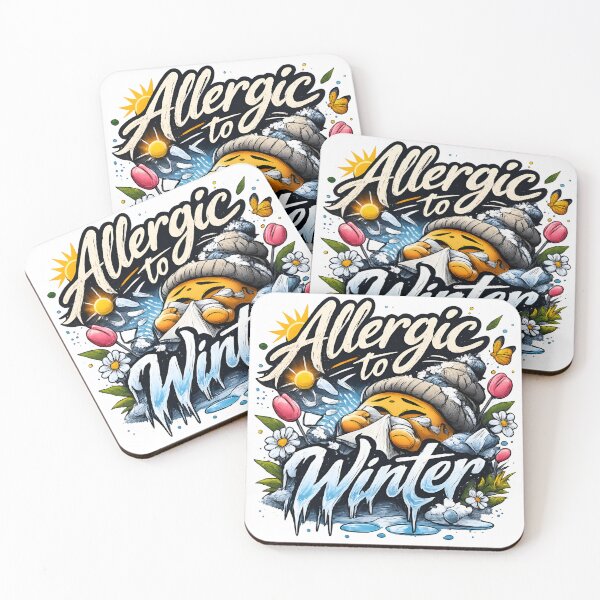 Item preview, Allergic To Winter Funny Hello Spring Emoji designed and sold by Michalsky99.