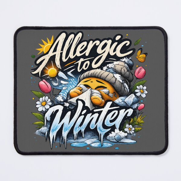 Item preview, Allergic To Winter Funny Hello Spring Emoji designed and sold by Michalsky99.