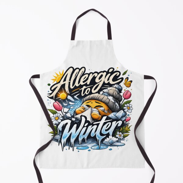 Item preview, Allergic To Winter Funny Hello Spring Emoji designed and sold by Michalsky99.