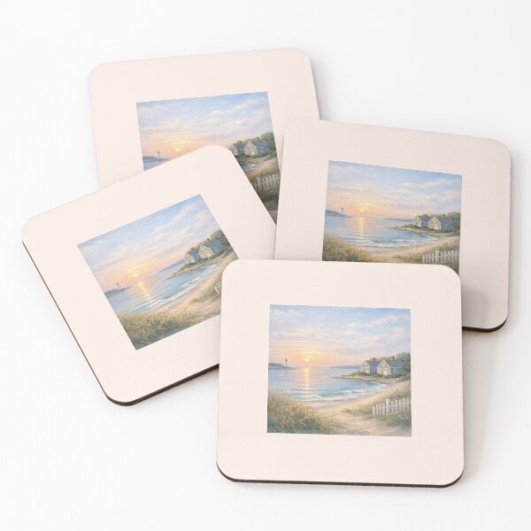 Item preview, Cape Cod Morning — Elegant Coastal Sunrise Art designed and sold by Novel Works Studio.