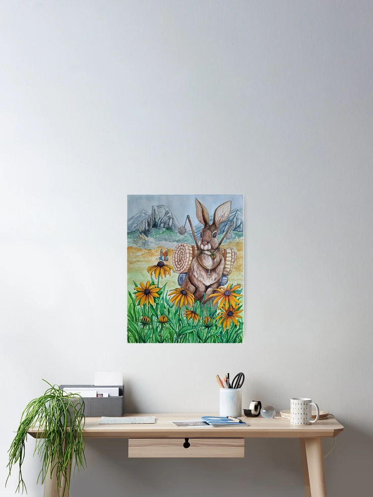 Thumbnail 2 of 3, Poster, The Traveler designed and sold by Rabbitfool.