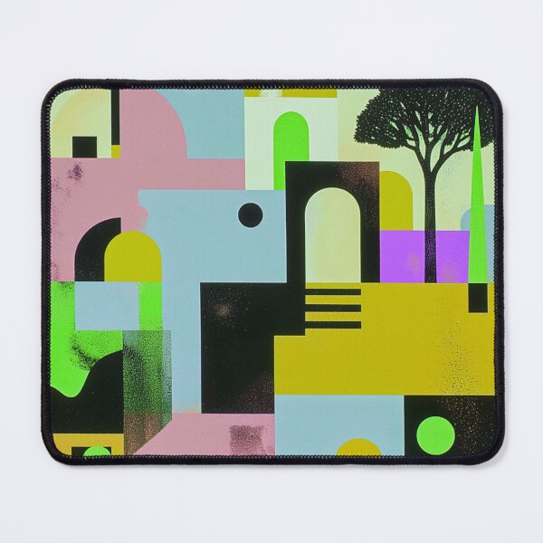Item preview, Abstract Geometric Cityscape designed and sold by joycrysstudio.