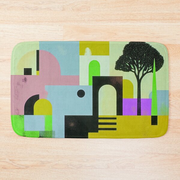 Item preview, Abstract Geometric Cityscape designed and sold by joycrysstudio.