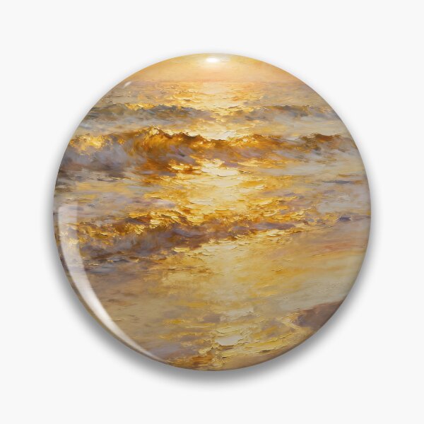 Item preview, Golden Ocean At Sunset designed and sold by Glimmersmith.