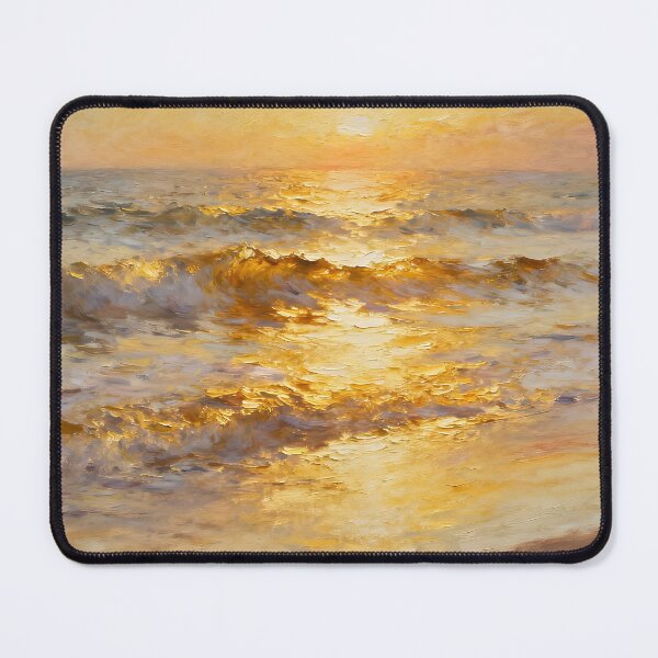Item preview, Golden Ocean At Sunset designed and sold by Glimmersmith.