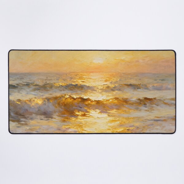 Item preview, Golden Ocean At Sunset designed and sold by Glimmersmith.