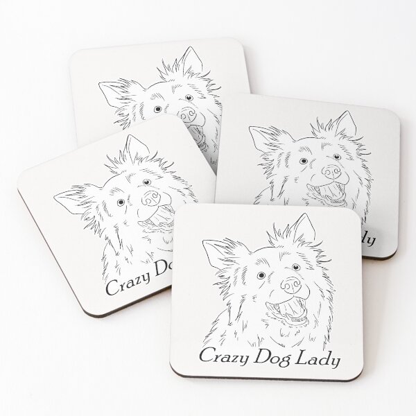 Item preview, Crazy Dog Lady Border Collie designed and sold by Pawsome-Doodles.