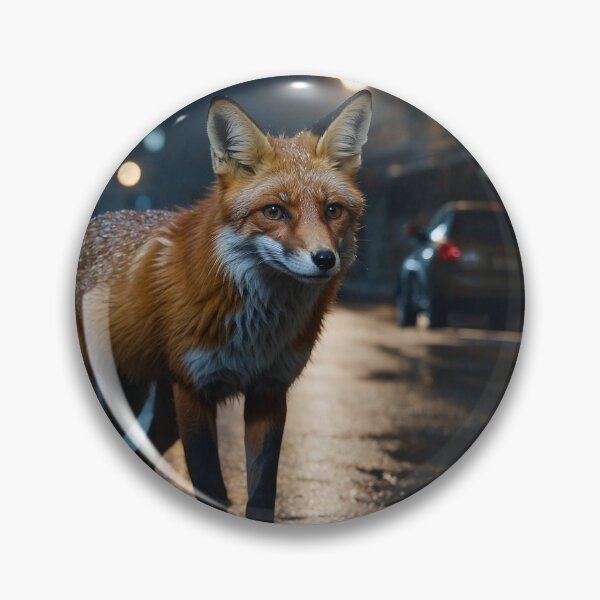 Item preview, Midnight Fox under Neon Rain designed and sold by adill72.