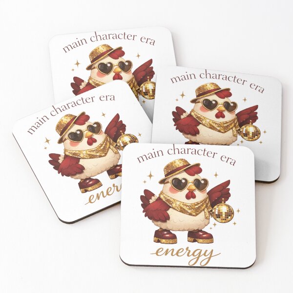 Item preview, Main Character Era Energy – Disco Chicken Funny Aesthetic Design designed and sold by Luvahawb.
