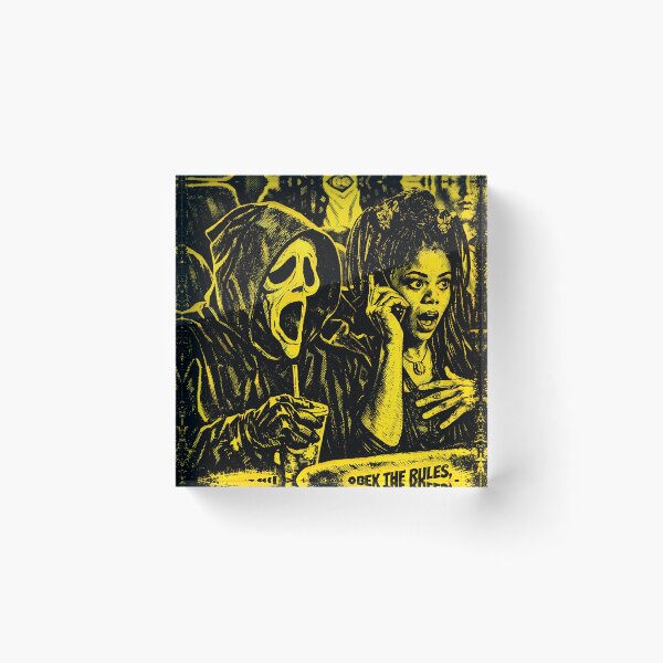 Item preview, SCARY MOVIE! YELLOW AND BLACK INK COMIC COVER  designed and sold by Campbell0395.