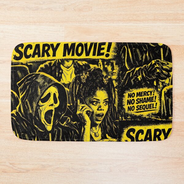 Item preview, SCARY MOVIE! YELLOW AND BLACK INK COMIC COVER  designed and sold by Campbell0395.