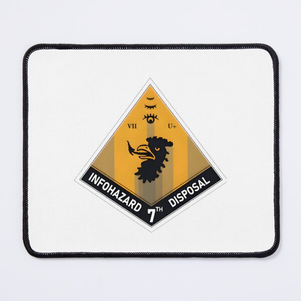 Item preview, 7th Infohazard Disposal Unit Emblem designed and sold by CharlieDesings.