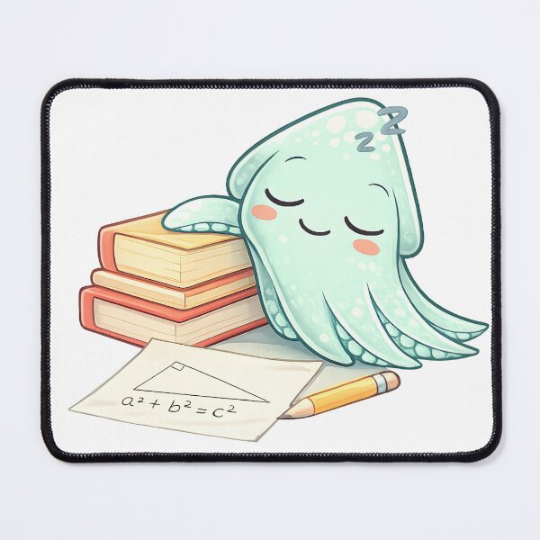 Item preview, Euclid the Napping Squid designed and sold by EuclidTheSquid.