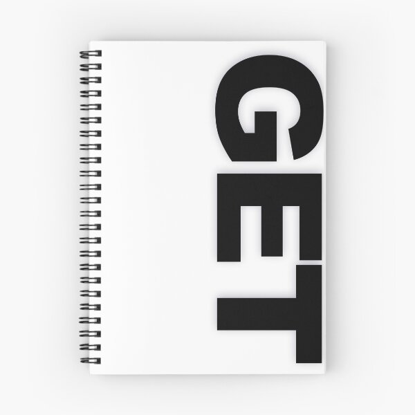 Item preview, GET — Black Minimal Bold Type Statement designed and sold by WORDPAUSE.