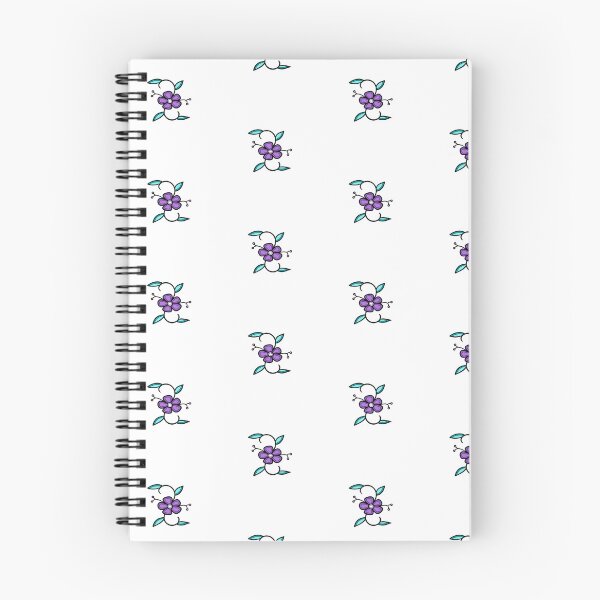 Item preview, Una flor violeta vibrante y hojas verde azulado. designed and sold by SoaringMoon.