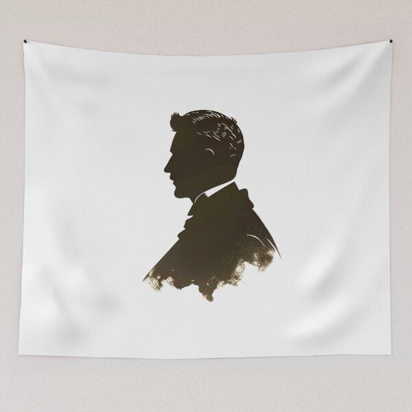 Item preview, Vintage Gentleman Silhouette Aesthetic – Classic Retro Portrait Design designed and sold by CheersTOGETHER.