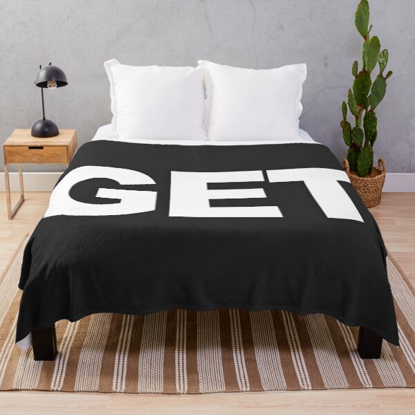 Item preview, GET — White Minimal Bold Type Statement designed and sold by WORDPAUSE.