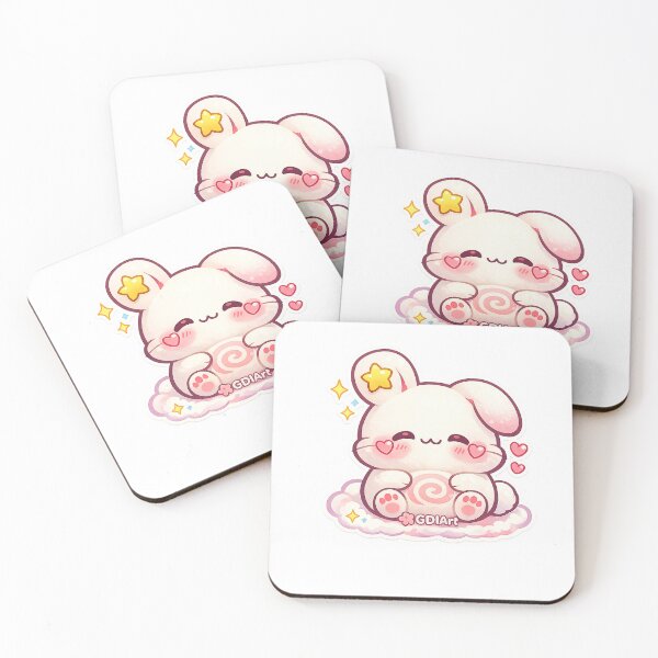 Item preview, Mello the Mochi Bunny - Stay Soft Mello  designed and sold by GDIArt.