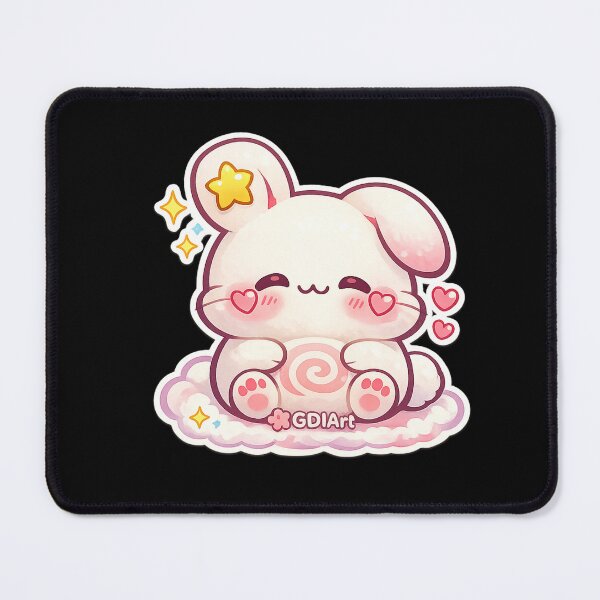 Item preview, Mello the Mochi Bunny - Stay Soft Mello designed and sold by GDIArt.