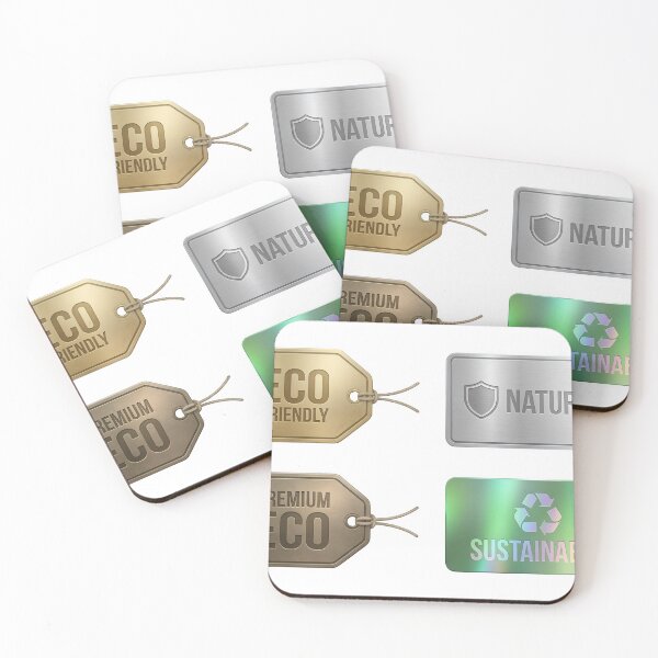 Item preview, Eco friendly and sustainable product labels for business designed and sold by Creative88Art.