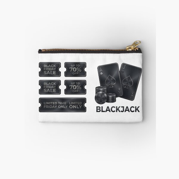 Item preview, Blackjack cards and chips with Black Friday sale tickets designed and sold by Creative88Art.