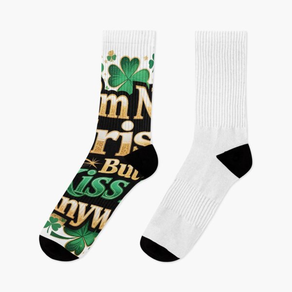 Item preview, st patricks day I'm Not Irish But Kiss Me Anyway  designed and sold by Uglyandcute.
