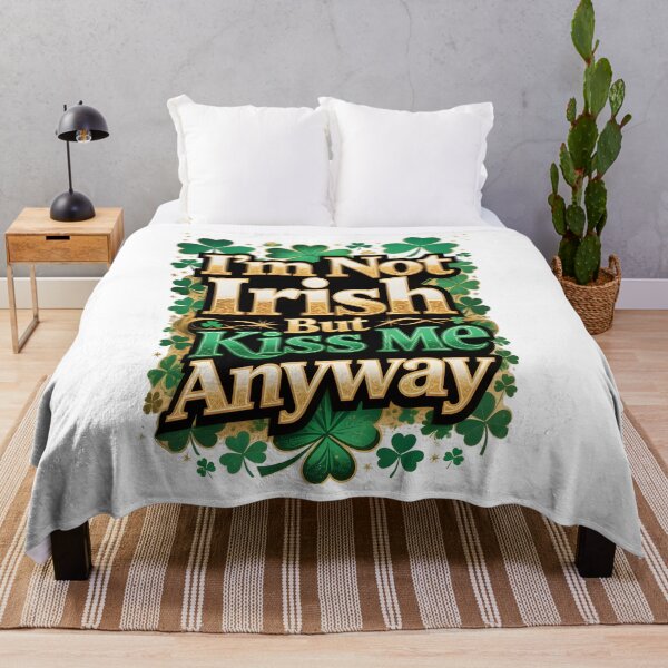 Item preview, st patricks day I'm Not Irish But Kiss Me Anyway  designed and sold by Uglyandcute.