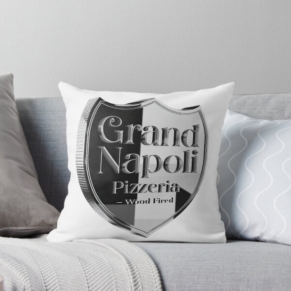 Item preview, Elegant Grand Napoli Pizzeria logo with wood fired text designed and sold by Creative88Art.
