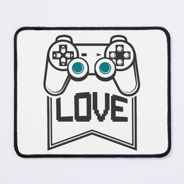 Item preview, Love Control Funny Gaming Quote - Cute Gamer Controller Couple Art designed and sold by FuzionRaptor.
