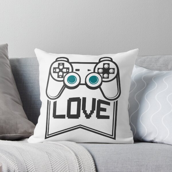Item preview, Love Control Funny Gaming Quote - Cute Gamer Controller Couple Art designed and sold by FuzionRaptor.